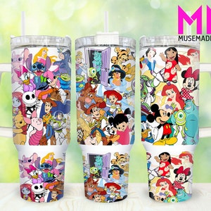 Stripfiguren 40 oz beker png, cartoon beker 40 oz png, films Characters 40 oz beker wrap, muis 40 oz beker beker