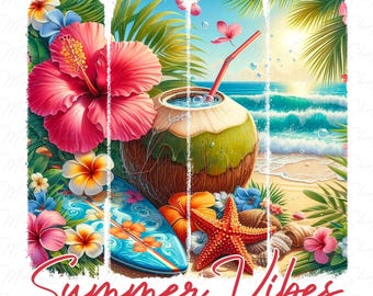 Tropical Summer Png, Beach Sunset Png, Beach Png, Retro Summer Png, Boho Summer Vibes Png, Trendy Summer Png, Retro Summer Vibes Png