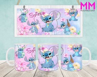 Cartoon Characters Mug Wrap, Cartoon 11oz & 15oz Mug Template, 11oz Mug Png, 15oz Mug Png, Coffee Mugs Png, Mug Press Sublimation Wrap