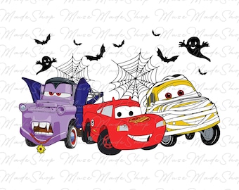 Halloween Cars Png, Horror Halloween, Cartoon Halloween Png, Halloween Cartoon Cars Png, Halloween Png, Retro Halloween Png, Spooky Vibes