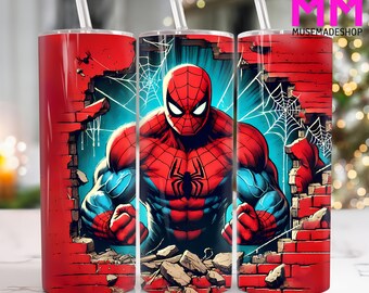 Superhero 20 oz Skinny Tumbler Png, Movies Characters 20oz Tumbler Png, Heroes Straight and Taper Tumbler Wrap, Cartoon Characters Tumbler