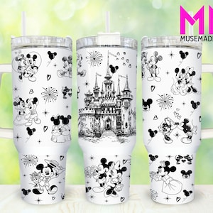 Zeichentrickfiguren 40 Unzen Tumbler Png, Cartoon Tumbler 40 Unzen Png, Filme Charaktere 40 Unzen Tumbler Wrap, Maus 40 Unzen Quencher Tumbler