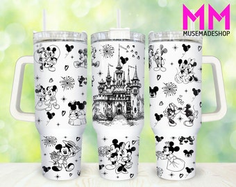 Cartoon Characters 40oz Tumbler Png, Cartoon Tumbler 40oz Png, Movies Characters 40oz Tumbler Wrap,Mouse 40oz Quencher Tumbler