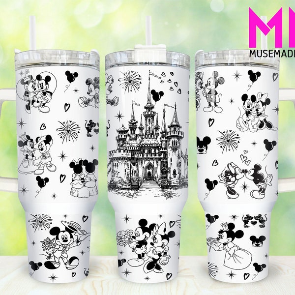 Cartoon Characters 40oz Tumbler Png, Cartoon Tumbler 40oz Png, Movies Characters 40oz Tumbler Wrap,Mouse 40oz Quencher Tumbler