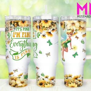 Cartoon Characters 40oz Tumbler Png, Princess Tumbler 40oz Png, Princess 40oz Tumbler Wrap, Cartoon 40oz Quencher Tumbler