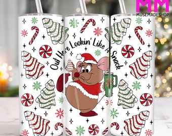 Weihnachtsbaumkuchen 20 Unzen Skinny Tumbler Png, Frohe Weihnachten 20 Unzen Tumbler Png, Weihnachten Straight und Taper Tumbler Wrap