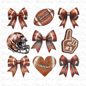 Coquette Football png, Football Bow png, Football mom png, Football png, Game Day Png, Football Season Png, Fall Football Png, Sports png