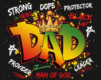 Papa noir Png, Juneteenth Dad Png, Juneteenth 1865 png, Black Pride Png, Juneteenth Fête des pères png, Roi noir Png, Cadeau pour la fête des pères