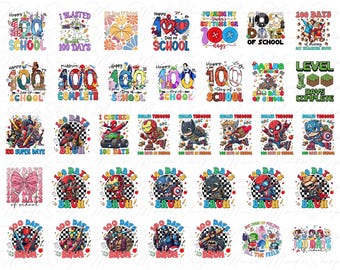 Bundle 70 Designs 100 days of school Png, Happy 100 Days Of School Png, 100 Days Bruh Png, Teacher 100 Days Png, Teacher Png, 100th Day png