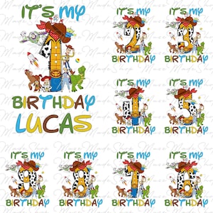 Personalized Cartoon Birthday Kid Png, Birthday Png, Birthday Boy Png, Happy Birthday Png, Birthday Mouse Png, Custom Birthday Png
