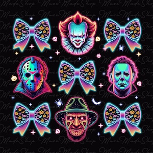 Néon D&#39;halloween, Png Personnages D&#39;horreur, Png D&#39;Halloween D&#39;horreur, Horror Killers Png, Halloween Png, Halloween Rétro Png, Films D&#39;horreur Png