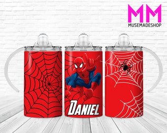 Cartoon Sippy Cup Png, Cartoon Characters Sippy Cup Wrap, Superhero 12oz Sippy Cup Wrap, Kids Sippy Cup Wrap Png Sublimation Designs