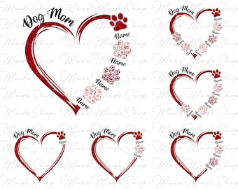 Custom Dog Mom Png, Custom Dog Name Shirt Png, Mother's Day Shirt Png, Happy Mother's Day Png, Custom Dog Mama Png, Dog Lover Shirt Png