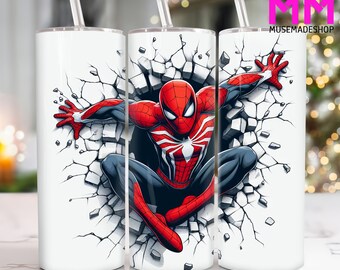 Superhero 20 oz Skinny Tumbler Png, Movies Characters 20oz Tumbler Png, Heroes Straight and Taper Tumbler Wrap, Cartoon Characters Tumbler