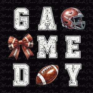 Coquette Football png, Football Bow png, Football mom png, Football png, Game Day Png, Fall Football png, Football Season Png, Sports png
