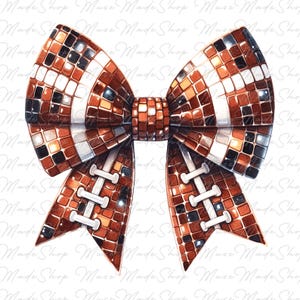 Coquette Football png, Football Bow png, Football mom png, Football png, Game Day Png, Football Season Png, Fall Football Png, Sports png