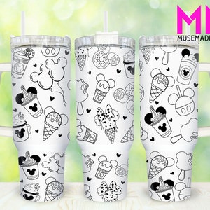 Cartoon Characters 40oz Tumbler Png, Cartoon Tumbler 40oz Png, Movies Characters 40oz Tumbler Wrap,Mouse 40oz Quencher Tumbler