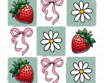 Strawberry Festival 1968 Png, Strawberry Png, Strawberry Coquette Png, Strawberry Bow Png, Trendy Summer Png, Retro Summer Vibes Png
