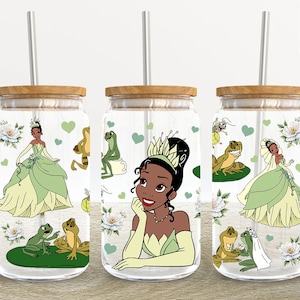 Cartoon Characters 16oz Glass Can Wrap, Cartoon 16 oz Glass Can Png, 16 oz Libbey Glass Can Wrap, 16 oz Tumbler Wrap Png, Sublimation Design