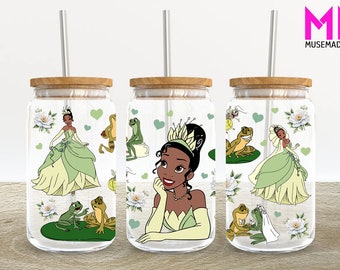Cartoon Characters 16oz Glass Can Wrap, Cartoon 16 oz Glass Can Png, 16 oz Libbey Glass Can Wrap, 16 oz Tumbler Wrap Png, Sublimation Design