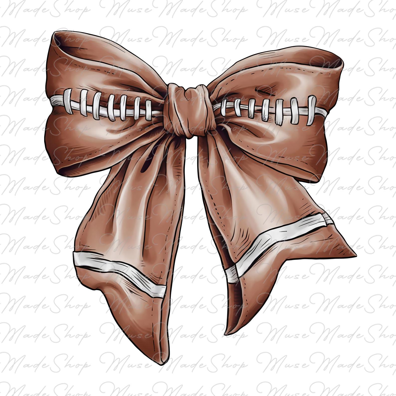 Coquette Football png, Football Bow png, Football mom png, Football png, Game Day Png, Football Season Png, Fall Football Png, Sports png