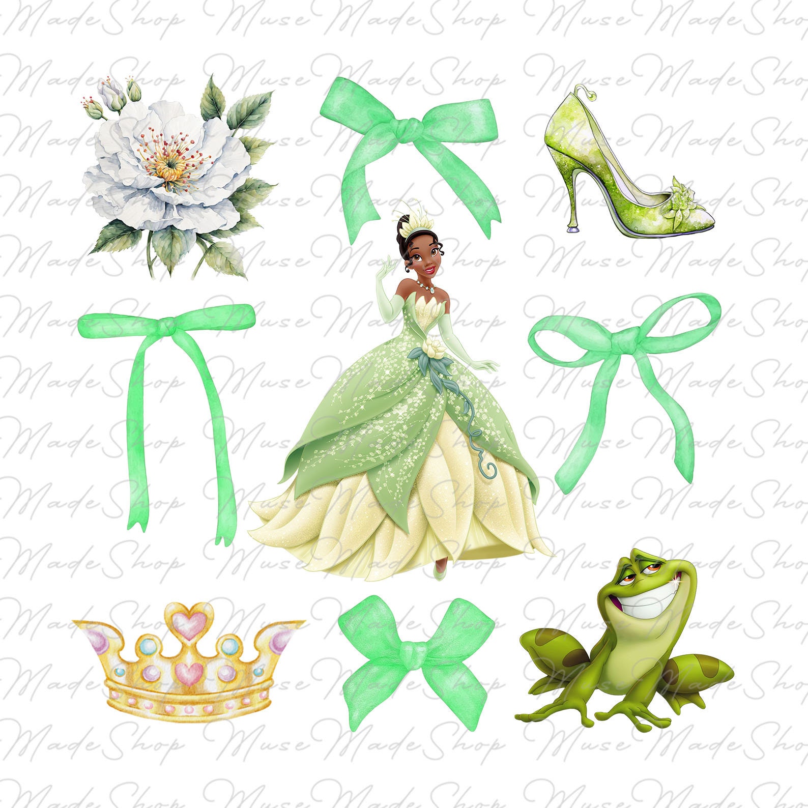 Tiana green dress México