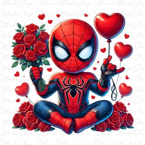 Valentine's day Superhero Png, Superhero Valentines Png, Valentine Carton png, Happy Valentine's Day Png, Valentines Day Png, Valentine Png