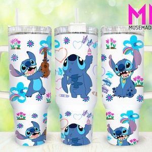 Cartoon Characters 40oz Tumbler Png, Cartoon Glitter Tumbler 40oz Png, Cartoon 40oz Tumbler Wrap, Cute Cats 40oz Quencher Tumbler