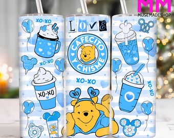 Cartoon 20 oz Skinny Tumbler Png, Cartoon Characters 20oz Tumbler Png, Movies Characters Straight and Taper Tumbler Wrap, 20oz Tumbler Wrap