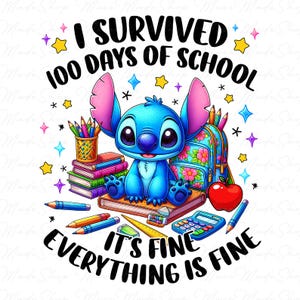 Happy 100 Days Of School Png, Cartoon School Png, 100 Days Bruh Png, 100 Days Of School Cartoon Png, Teacher Appreciation, Teacher Life Png