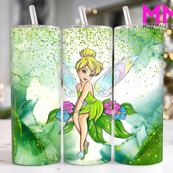 Cartoon Character 20 oz Skinny Tumbler Png, Movie Character 20oz Tumbler Png, Cartoon Princess Straight and Taper Tumbler Wrap