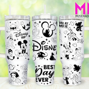 Cartoon Characters 40oz Tumbler Png, Cartoon Tumbler 40oz Png, Movies Characters 40oz Tumbler Wrap,Mouse 40oz Quencher Tumbler