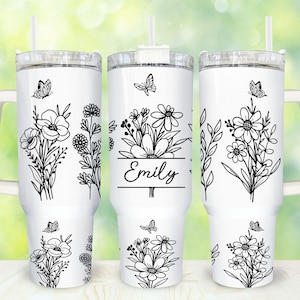 Pig 40oz Wrap Watercolor 40 oz Tumbler Wrap Template PNG 40 oz Skinny  Tumbler Sublimation 40oz wrap Just a girl who loves pigs