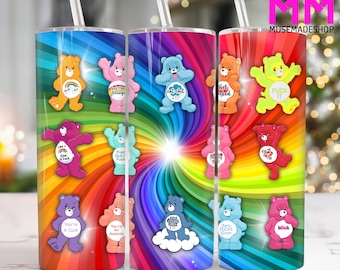 Cartoon 20 oz Skinny Tumbler Png, Cartoon Characters 20oz Tumbler Png, Movies Characters Straight and Taper Tumbler Wrap, 20oz Tumbler Wrap