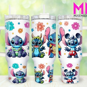 Cartoon Characters 40oz Tumbler Png, Cartoon Glitter Tumbler 40oz Png, Cartoon 40oz Tumbler Wrap, Cute Cats 40oz Quencher Tumbler