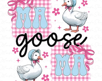 Floral Mama Goose Png, Mama Silly Goose Png, Goose Mama Png, Mother's Day Gift Png, Goose Mothers Day Png, Flower Goose Png, Goose Png