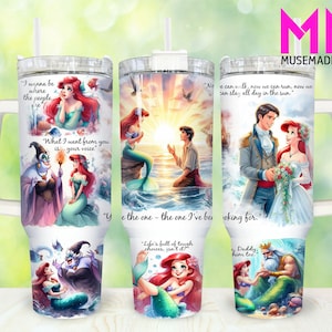 Cartoon Characters 40oz Tumbler Png, Princess and Prince Tumbler 40oz Png, Princess 40oz Tumbler Wrap, Cartoon 40oz Quencher Tumbler