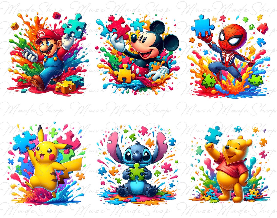Autism Cartoon Png, Autism Png, Autism Awareness Png, Autism Mom Png, Autism Month Png, Au