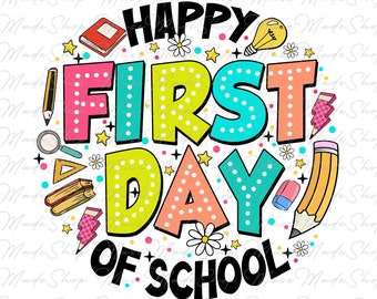 Back to School Png, Happy First Day of School Png, Retro Teacher Png, Hello School Png, Teacher Appreciation, Teacher Life Png, Teacher Png