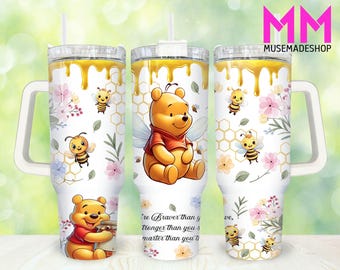 Cartoon Characters 40oz Tumbler Png, Cartoon Bear Tumbler 40oz Png, Cartoon 40oz Tumbler Wrap, Movies Characters 40oz Quencher Tumbler