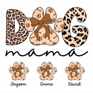 Custom Dog Mom Coquette Bow Png, Custom Dog Name Shirt Png, Mother&#39;s Day Png, Mother&#39;s Day Png, Custom Dog Mama Png, Dog Lover Shirt Png