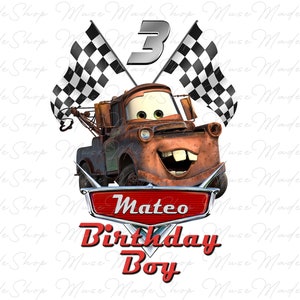 Custom Cars Birthday Boy Png, Birthday Boy Cars Png, Custom Birthday Png, Cars Birthday Png, Boy Png, Custom Name Png, Sublimation Design