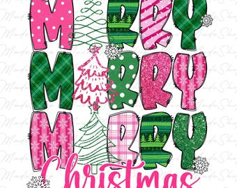 Navidad rosa Png, Tis the Season Png, Feliz Navidad Png, Navidad retro Png, Navidad popular Png, Árbol de Navidad Png, Navidad Png