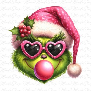 Christmas Green Blowing Up Bubble Png, Christmas Characters Png, Christmas Movies Png, Merry Christmas Png, Christmas Png, Funny Christmas