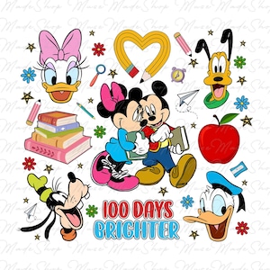 Happy 100 Days Of School Png, Cartoon School Png, 100 Days Bruh Png, 100 Days Of School Cartoon Png, Teacher Appreciation, Teacher Life Png