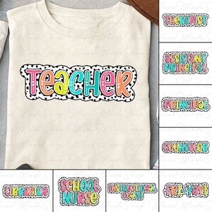Teacher Dalmatian Png, Dalmatian Dots Png, Counselor Png, Principle Png, Teacher Png, Back to School Png, Teacher Appreciation, Teacher Day