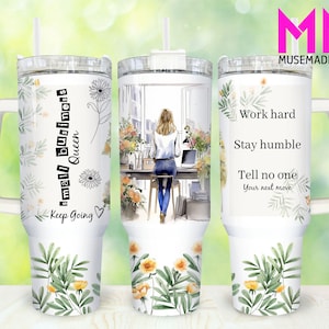 Small Business Queen 40oz Tumbler Png, Daily Affirmation Tumbler 40oz Png, Motivation 40oz Tumbler Wrap, Mothers Day 40oz Quencher Tumbler