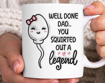 Lustige 3D aufgeblasene Becherverpackung, benutzerdefinierte Kindernamen Papa 3D Puff 11 Unze Becher Vorlage, Papa 11 Unze Becher Png, Vatertag Kaffeetassen Png, Papa Becher