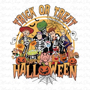 Halloween Cartoon Png, Halloween Png, Cartoon Halloween Png, Halloween You've Got A Friend In Me Png, Trick Or Treat Png, Spooky Vibes Png
