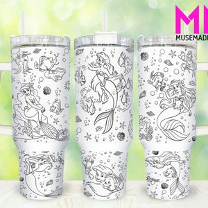 Cartoon Characters 40oz Tumbler Png, Princess Tumbler 40oz Png, Movies Characters 40oz Tumbler Wrap, Cartoon 40oz Quencher Tumbler Wrap